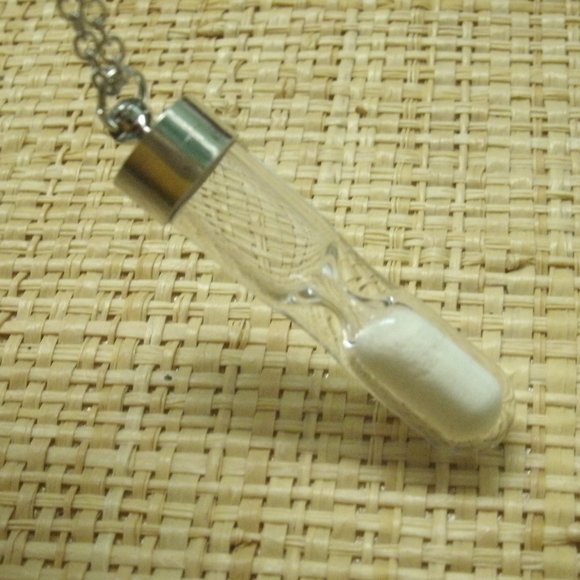 Glow in the Dark Hour Glass Necklace - Picture 1 of 16